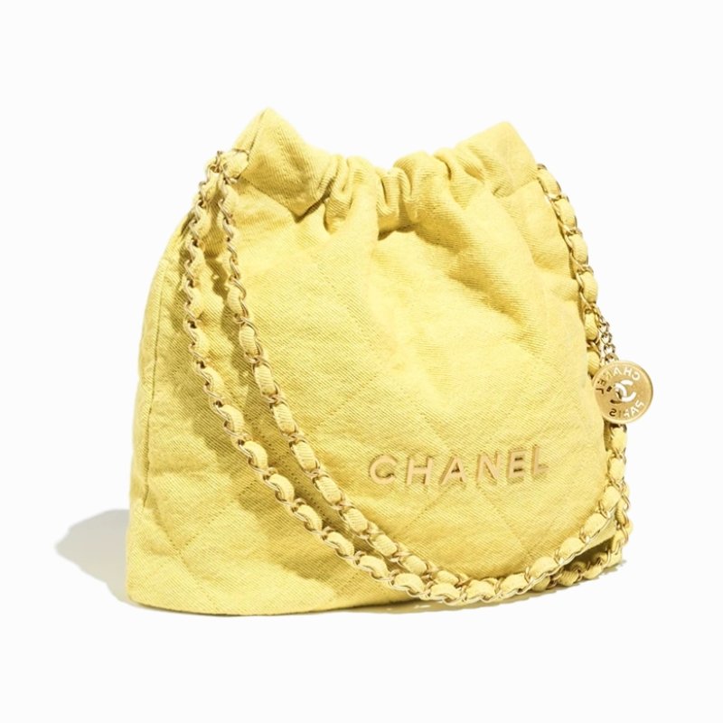 CHANEL 22 Small Handbag [Yellow] 💛（1 ：1 Replica）