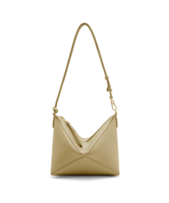Loewe Puzzle Fold pouch in shiny nappa calfskin [ClayGreen]💚（1 ：1 Replica）