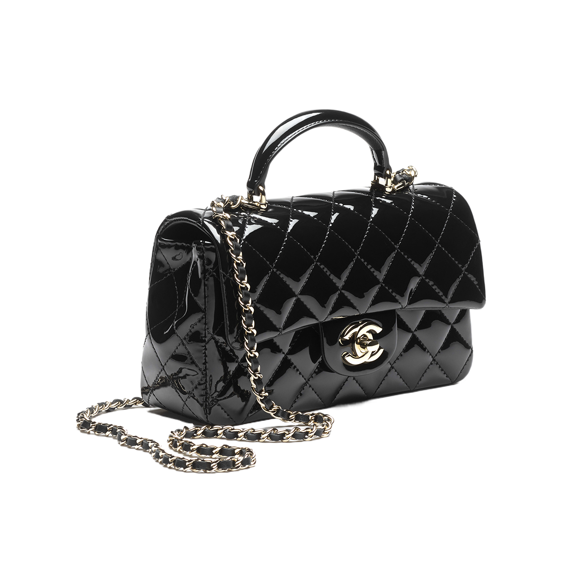 Mini Classic Handbag With Top Handle [Black] 🖤（1 ：1 Replica）