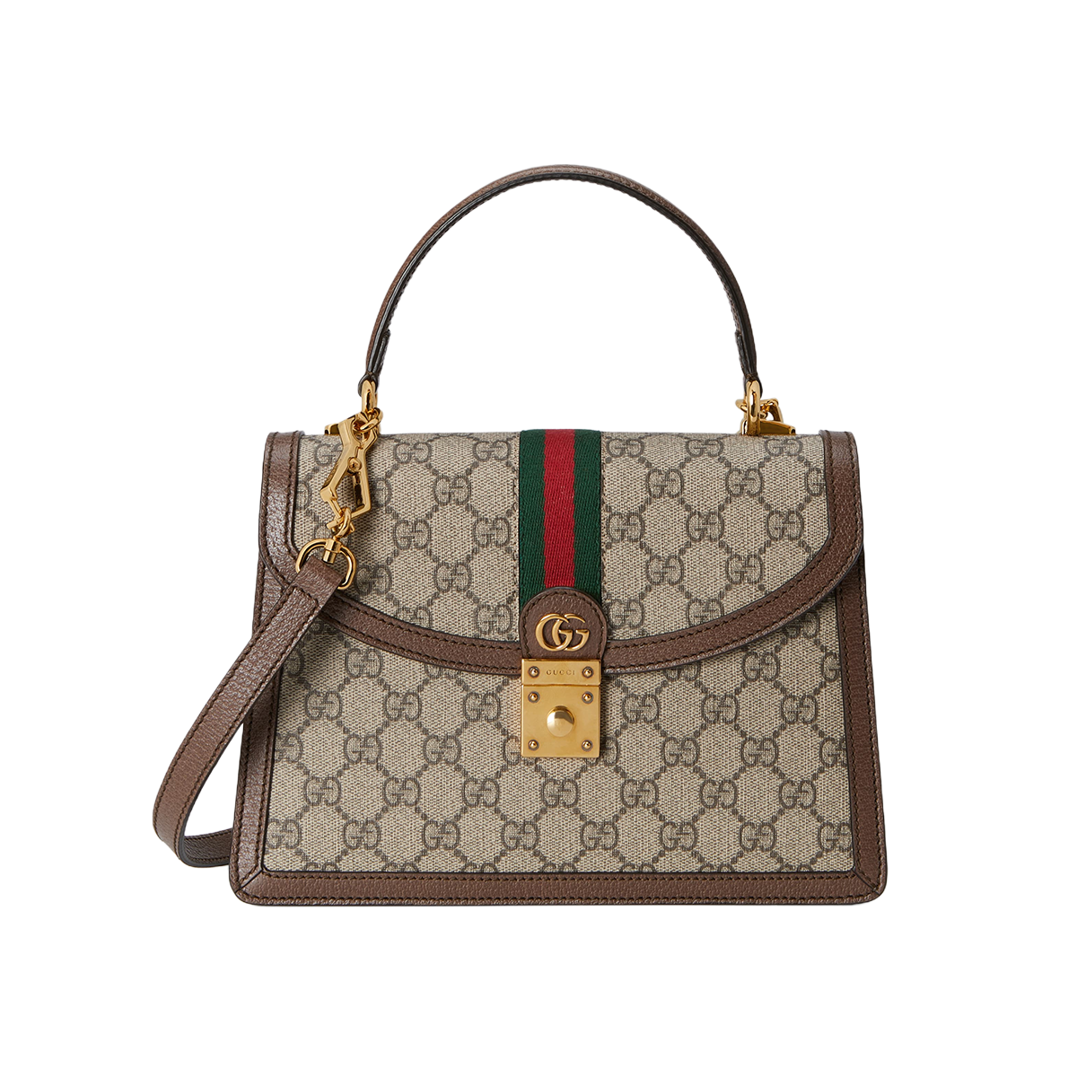 Ophidia medium top handle bag [Beige]🤎（1 ：1 Replica）