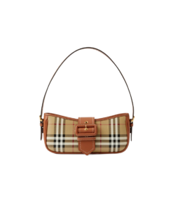 BurBerry Check Sling Bag [Brown]🤎（1 ：1 Replica）