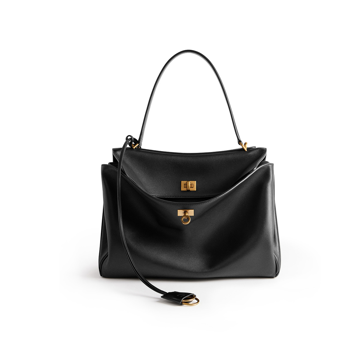 Balenciaga Women's Rodeo Medium Handbag [Black]🖤（1 ：1 Replica）