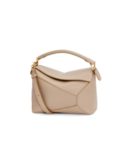 Loewe Small Puzzle bag in soft grained calfskin [Sand]🩶（1 ：1 Replica）