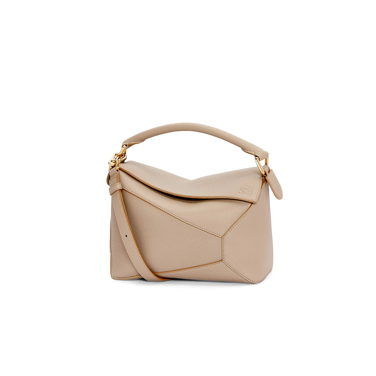 Loewe Small Puzzle bag in soft grained calfskin [Sand]🩶（1 ：1 Replica）
