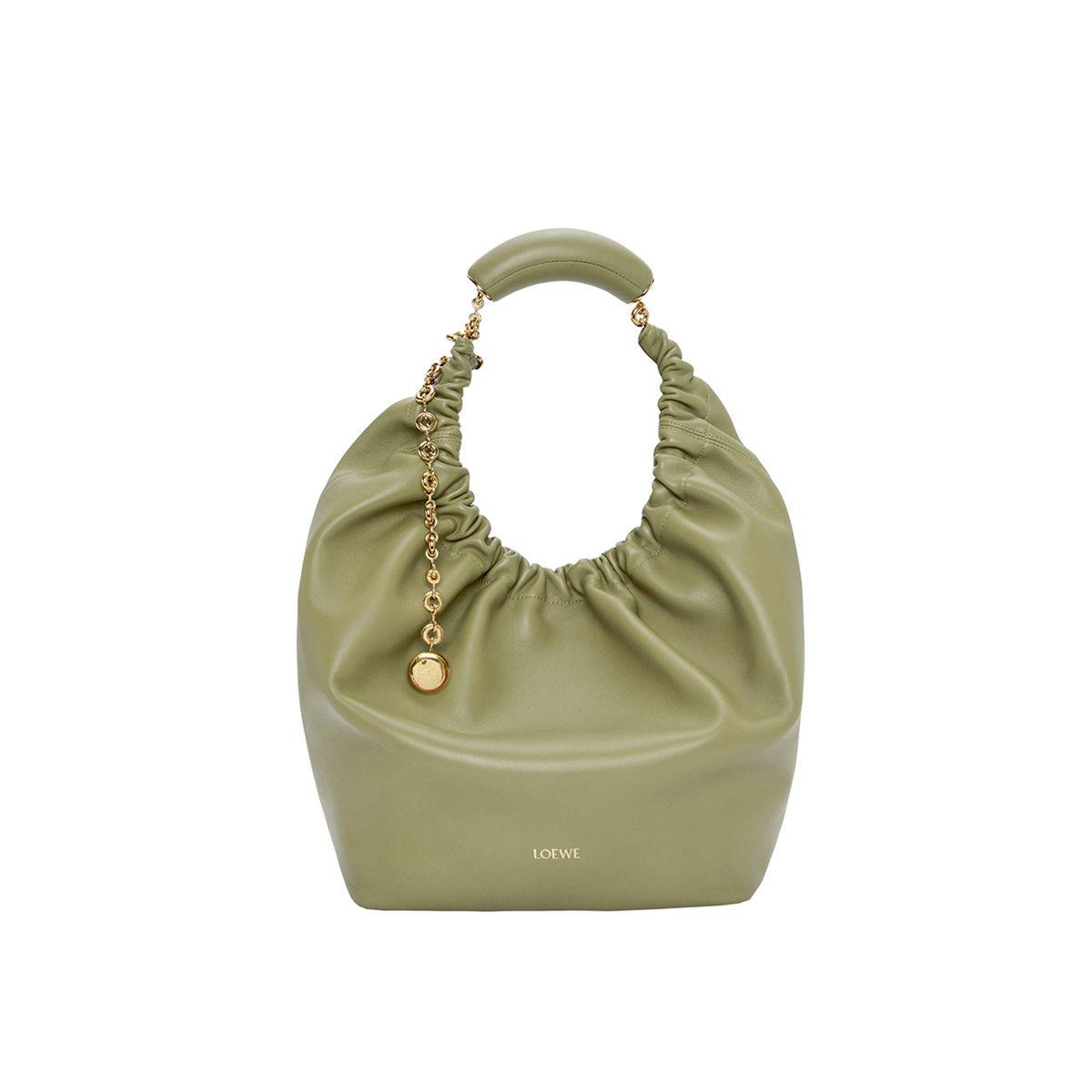 Loewe Nappa lambskin magnetic closure bag [Green]💚（1 ：1 Replica）