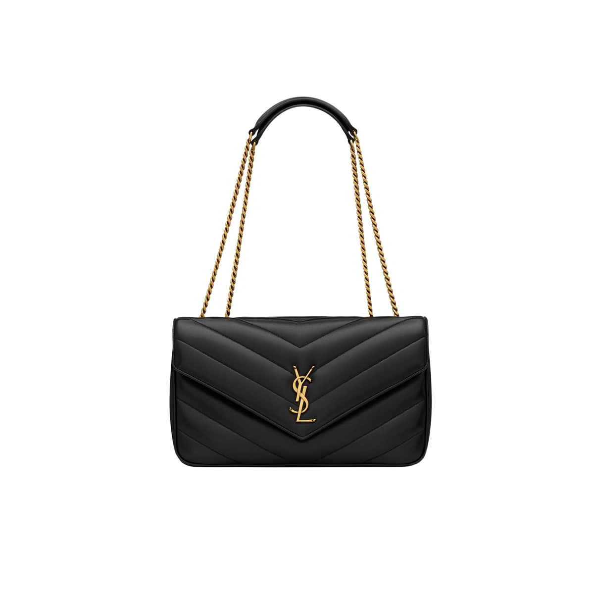 YSL loulou medium in matelassé lambskin [Black]🖤（1 ：1 Replica）