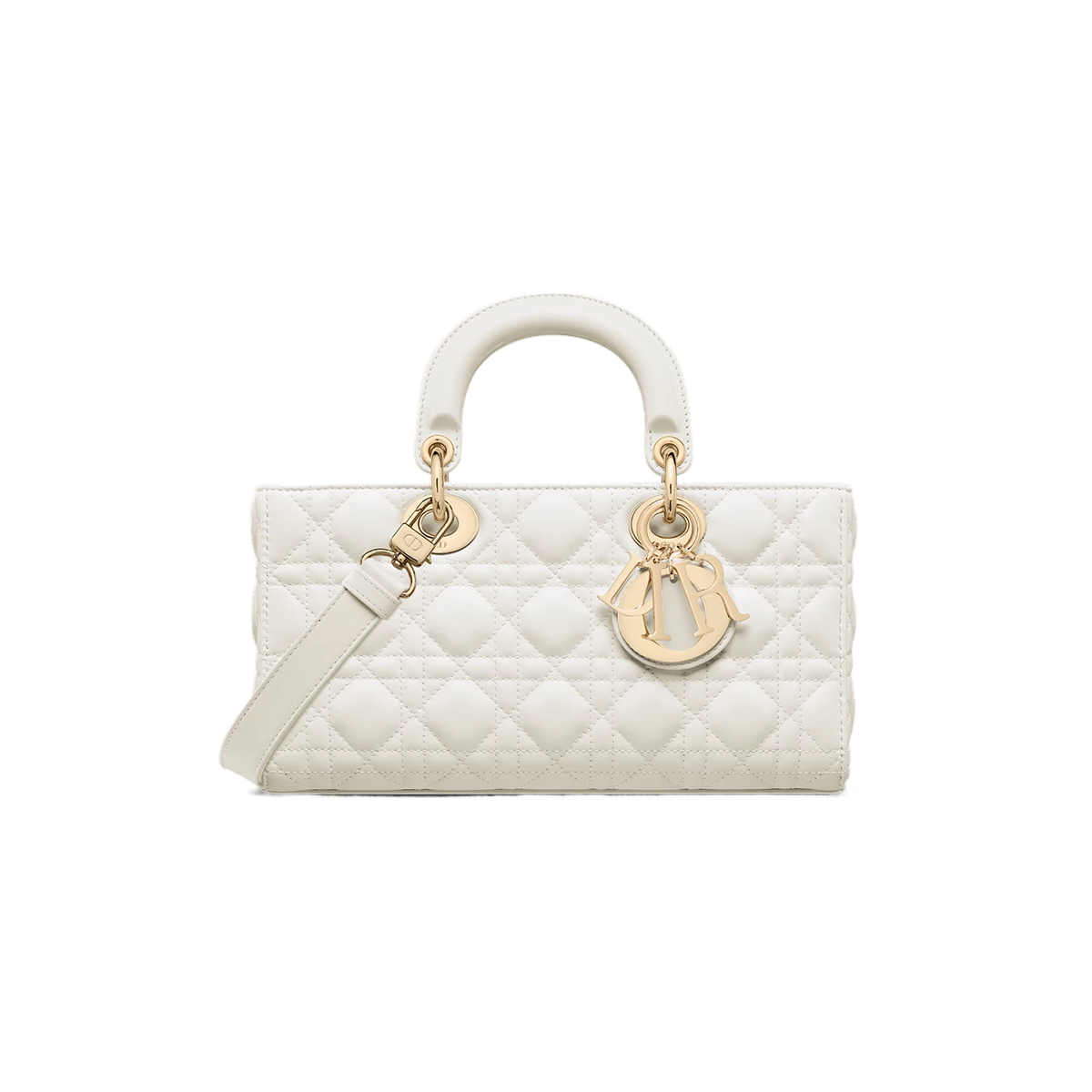 DIOR Medium Lady D-Joy Bag  [White]🤍（1 ：1 Replica）