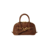 Miu Miu Aventure nappa leather top-handle bag [Oak]🤎（1 ：1 Replica）