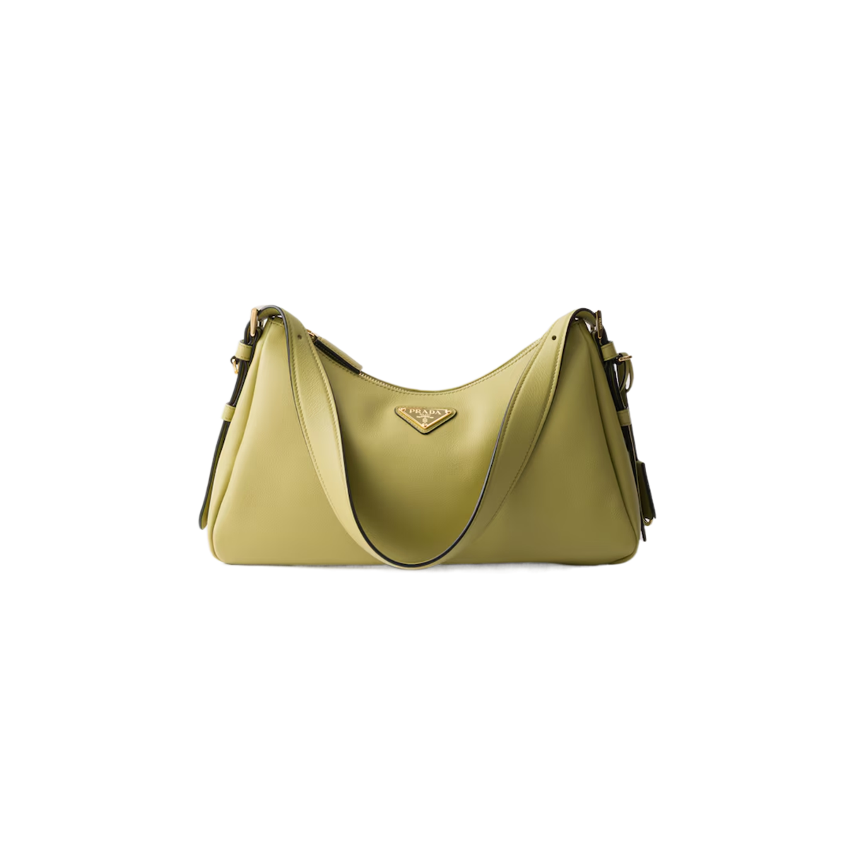 Prada Aimée medium leather shoulder bag [Pistachio]💚（1 ：1 Replica）