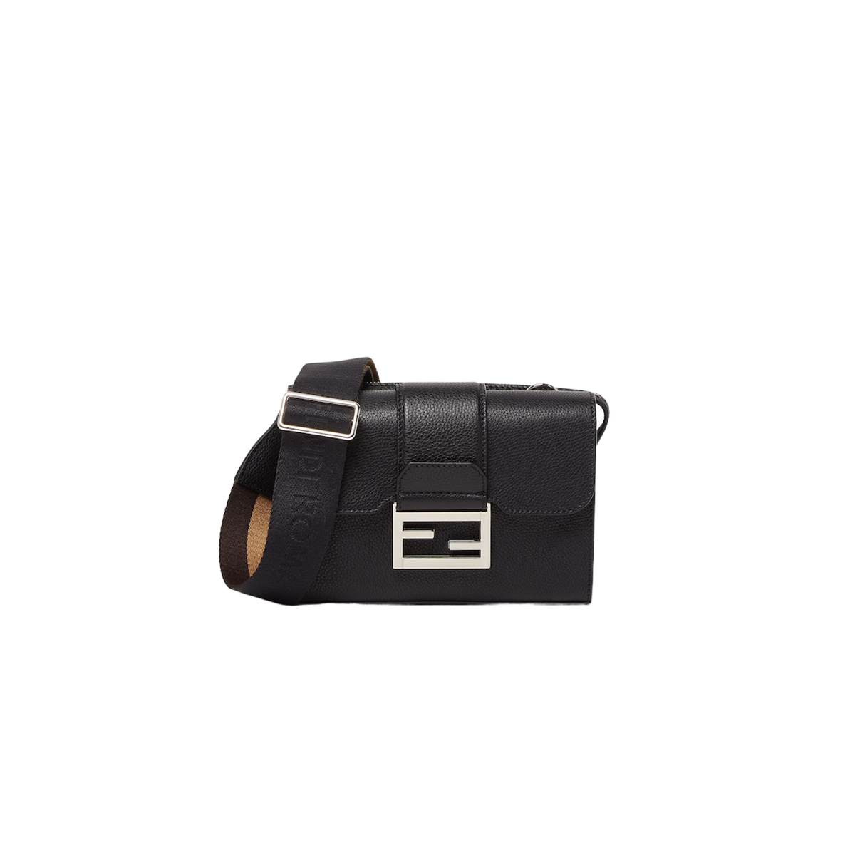 Fendi Double Baguette leather bag [Black]🖤（1 ：1 Replica）