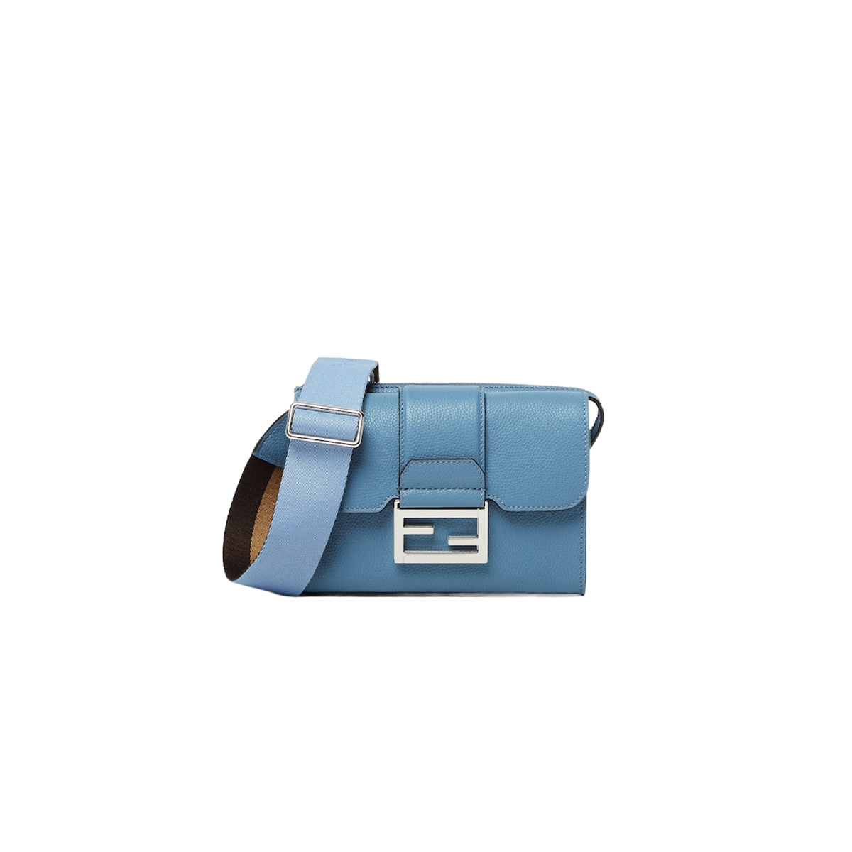 Fendi Double Baguette leather bag [Blue]💙（1 ：1 Replica）