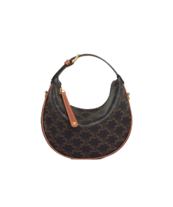 Celine Teen Lulu Triomphe Canvas and Calfskin [Tan]🤎（1 ：1 Replica）