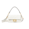 Fendi Baguette leather medium bag [White]🤍（1 ：1 Replica）